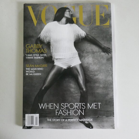 Vogue magazine Winter 2025 featuring Olympic sprinter Gabby Thomas - Picture 1 of 1